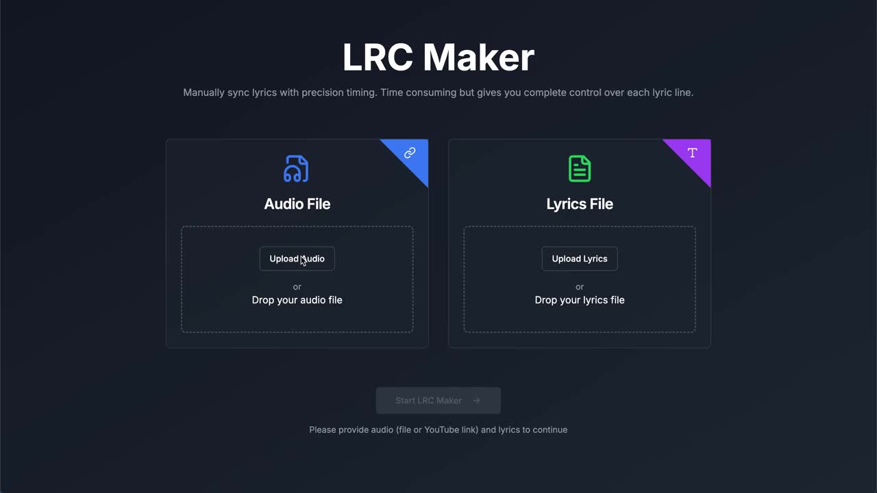 LRC Maker Tutorial