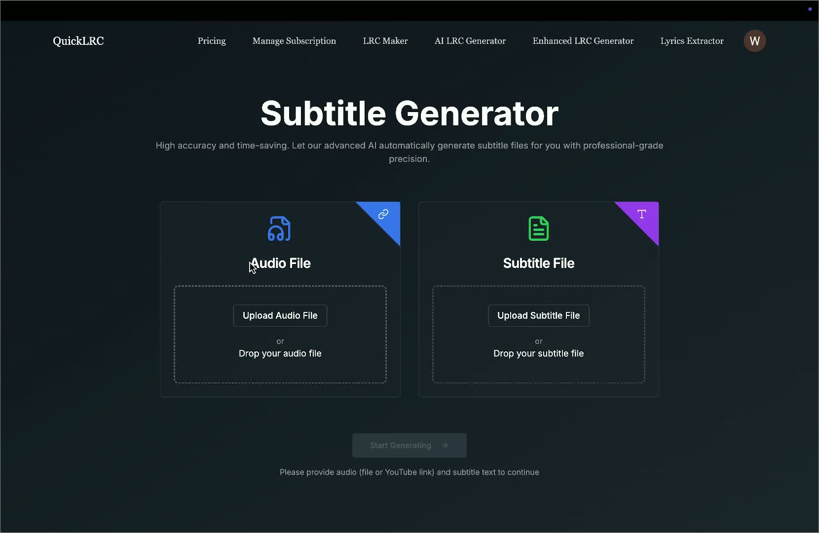 Subtitle Generator Tutorial